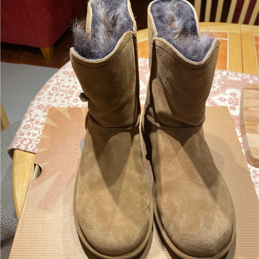 UGG Tan Suede Winter Boots